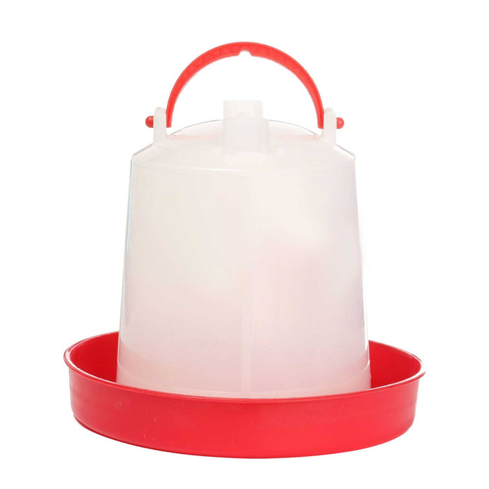 1 litre automatic chicken drinker in red