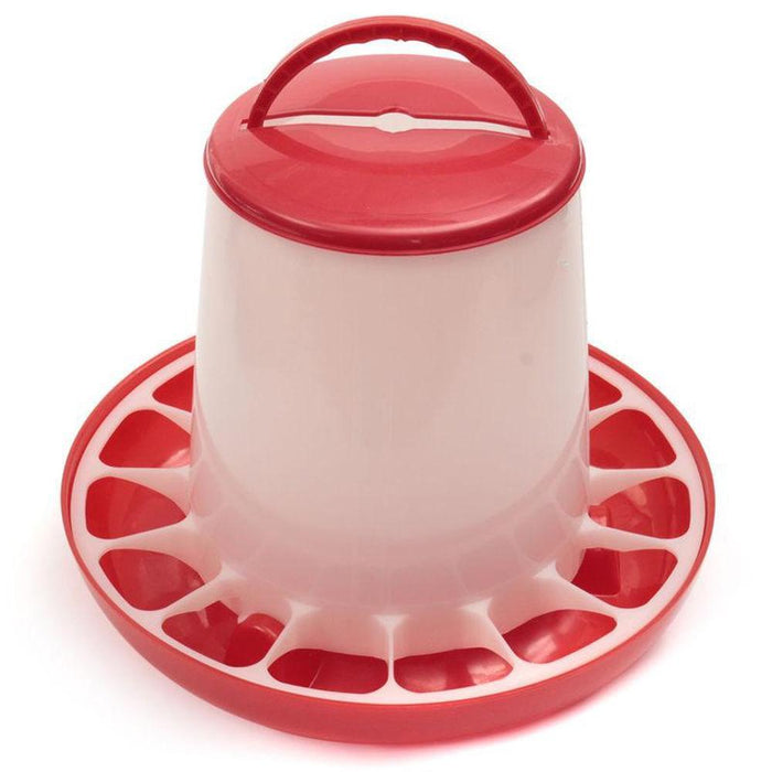1.5kg large plastic automatic chicken feeding seed bucket