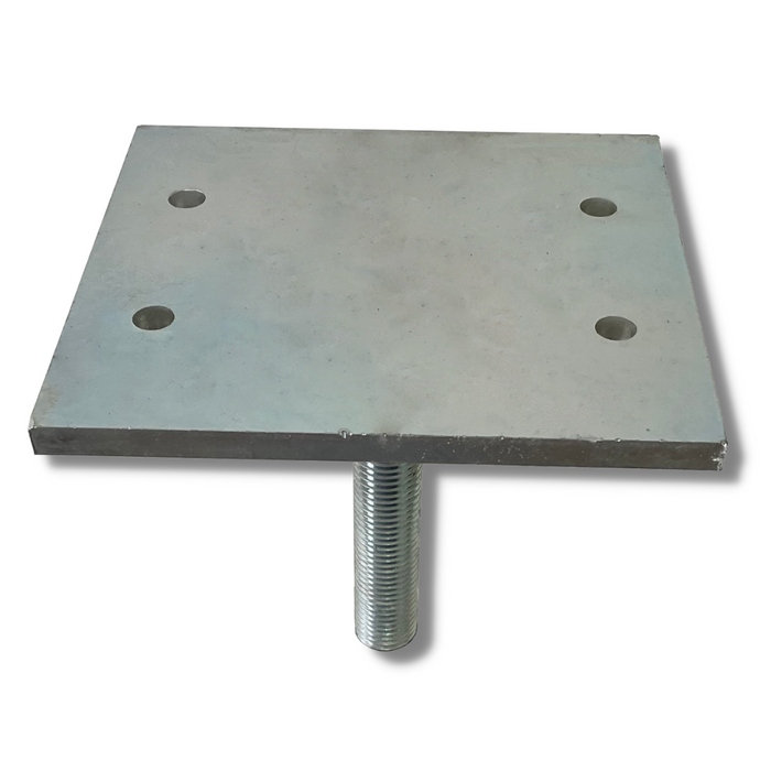 Blue Zinc 200mm 4-Hole Beam Supports
