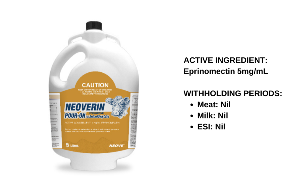 Pour-On eprinomectin for beef and dairy cattle