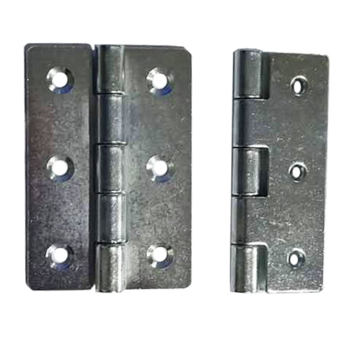 Zinc butt hinges for timber and metal doors or ute tool boxes