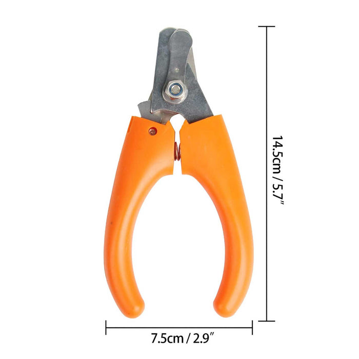 Orange pet toe nail professional safe cutters