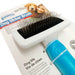 Blue detangling brush for pets with long hair 