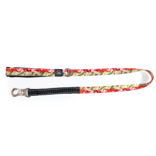 water resistant multicolour camouflage print reflective dog leash 