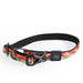 Multicolour water resistant camouflage print dog collar 