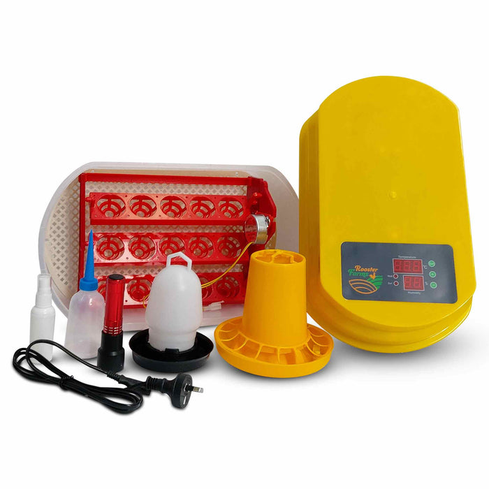 An electric digital egg incubator for chicken, quail, poultry, and birds