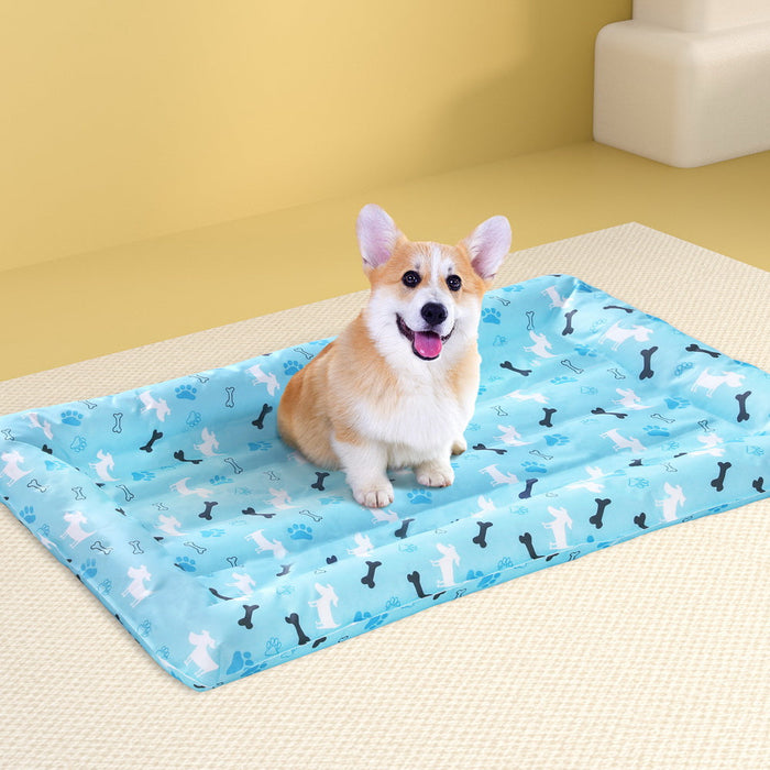 i.Pet Cooling Mat Large Summer Blues