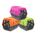 Orange, pink and neon yellow pet travel crates 