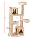 A 141cm cat tree scratching tower 