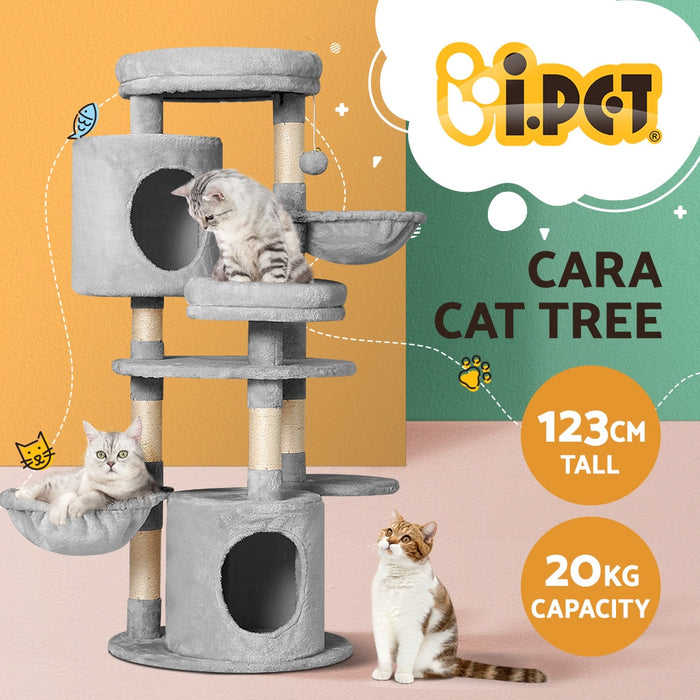 A 123cm cat tree scratching tower 