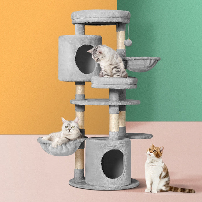 A 123cm cat tree scratching tower 