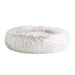 White padded comfortable pet bed 