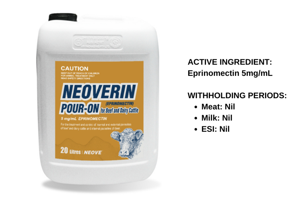NEOVERIN™ (EPRINOMECTIN) Pour-On for Beef and Dairy Cattle