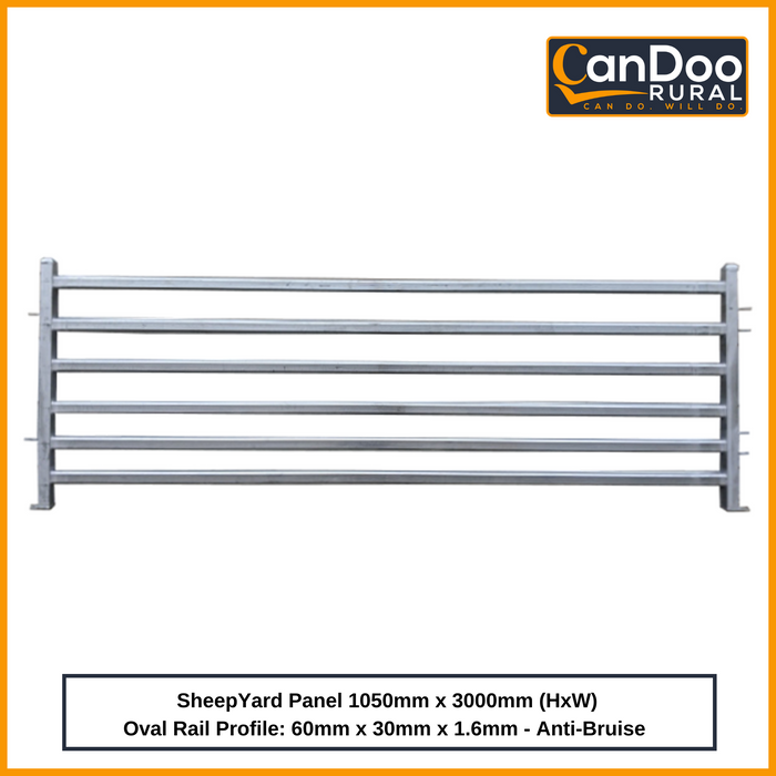 Sheep Panel - Oval Rails